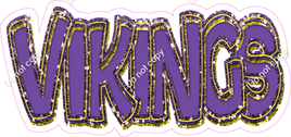 Vikings Mascot Logo Statement