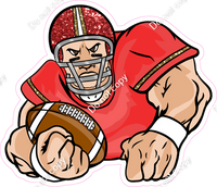 Red & Gold - Football Player w/ Variants