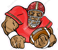 Red & Gold - Football Player w/ Variants