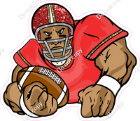 Red & Gold - Football Player w/ Variants