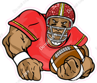 Red & Yellow - Football Player w/ Variants