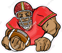 Red & Yellow - Football Player w/ Variants