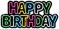 Neon - Happy Birthday