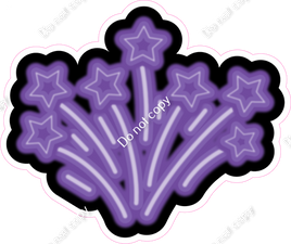 NEON - Purple Shooting Stars
