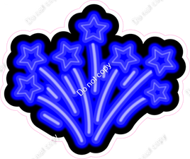 NEON - Blue Shooting Stars