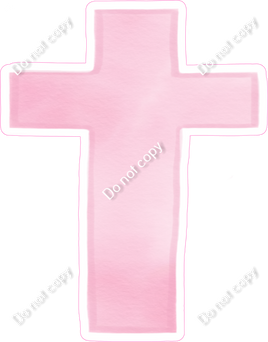 Pastel Pink Cross