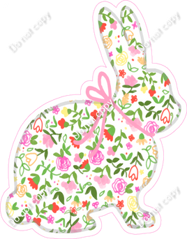 Pastel Floral Rabbit