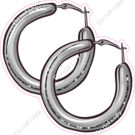 Silver Hoop Earrings