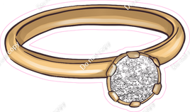Gold Ring - Diamond Stone w/ Variants