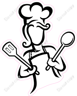 Female Chef Silhouette