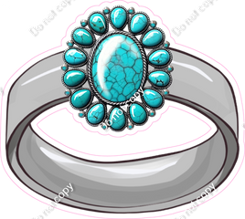 Blue Turquoise Ring
