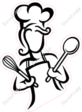 Female Chef Silhouette