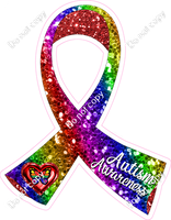 Awareness - Ribbons with Statement