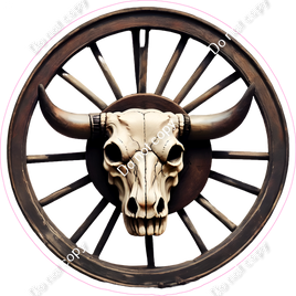 Wagon Wheel & Bull Cow Skull w/ Variants