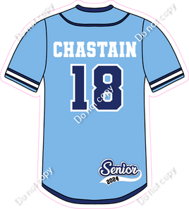 Custom Baseball Jersey - Change Colors, Name, Number