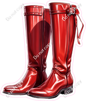 Equestrian Red Riding Boots w/ Variants