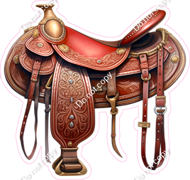 Equestrian Riding Saddle w/ Variants