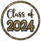 Class of 2024 Circle Statement w/ Multiple Colors