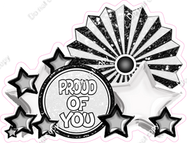 White / Black - Proud of You Statement with Fan w/ Variant
