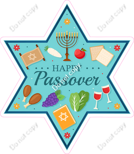 Passover - Star -  Happy Passover Statement