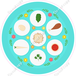 Passover - Circle -  Happy Passover Statement