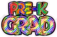 Rainbow - Lines & Sparkle Pre-K Statement