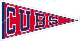 Pennant - Chicago Cubs w/ Variants
