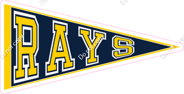 Pennant - Tampa Bay Rays w/ Variants