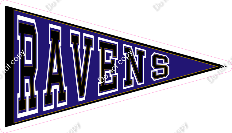 Pennant - Baltimore Ravens w/ Variants| Sign Swag USA