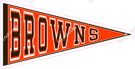 Pennant - Cleveland Browns w/ Variants