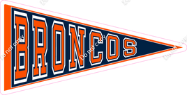 Pennant - Denver Broncos w/ Variants