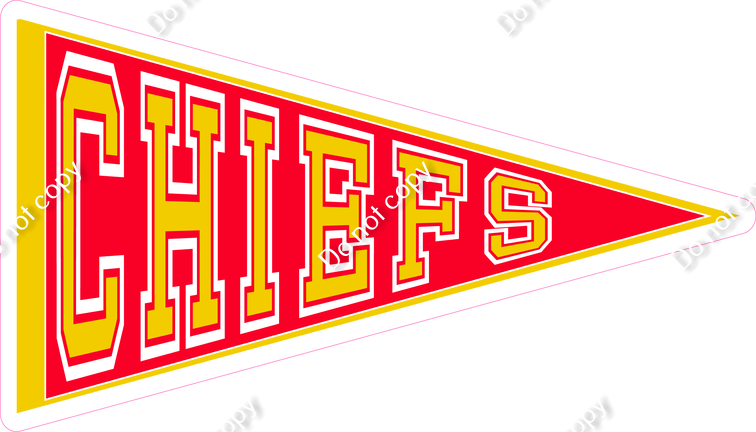 Pennant - Kansas City Chiefs w/ Variants| Sign Swag USA