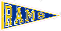 Pennant - Los Angeles Rams w/ Variants