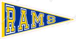 Pennant - Los Angeles Rams w/ Variants