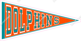 Pennant - Miami Dolphins w/ Variants