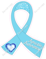 Awareness - Ribbons with Statement