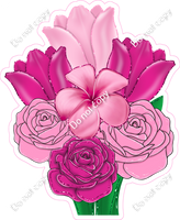 Hot Pink & Baby Pink Rose Bundle w/ Variants