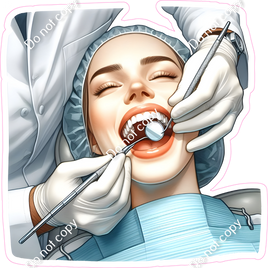 Dental - Dentist Cleaning Teeth w/ Variants