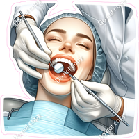 Dental - Dentist Cleaning Teeth w/ Variants