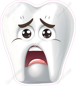 Tooth with "In Pain" Face w/ Variants