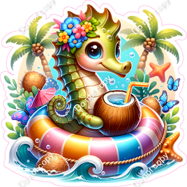 Seahorse in Floaty w/ Variants