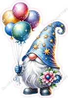 Gnome - Balloons & Flowers w/ Variants