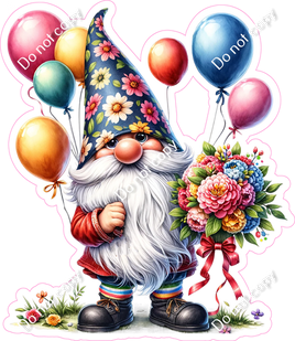 Gnome - Balloons & Flowers w/ Variants