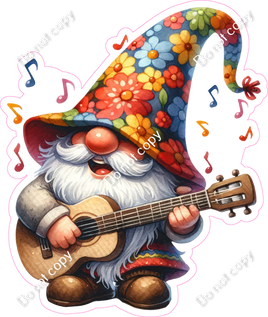 Gnome - Playing Guitar w/ Variants