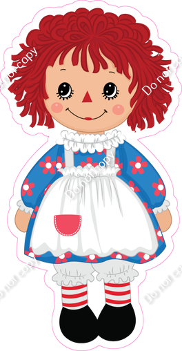 Vintage 90s Applause Raggedy Ann Plush Stuffed Doll Toy 17