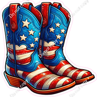 4th of July - Cowboy Boots w/ Variants