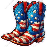 4th of July - Cowboy Boots w/ Variants