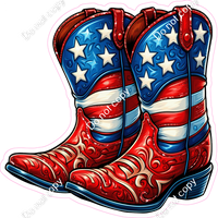 4th of July - Cowboy Boots w/ Variants