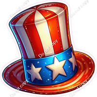 4th of July - Top Hat w/ Variants