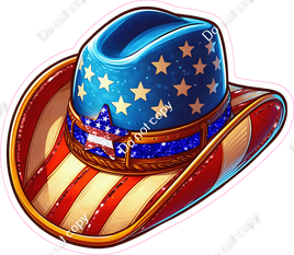 4th of July - Cowboy Hat w/ Variants